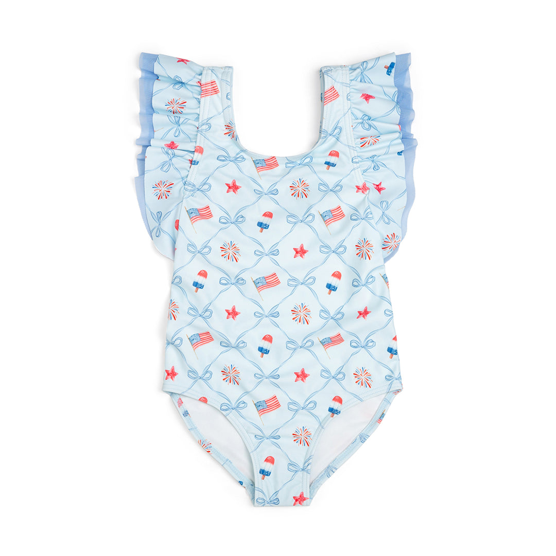 Patriotic Trellis Swimsuit - Sweet Wink