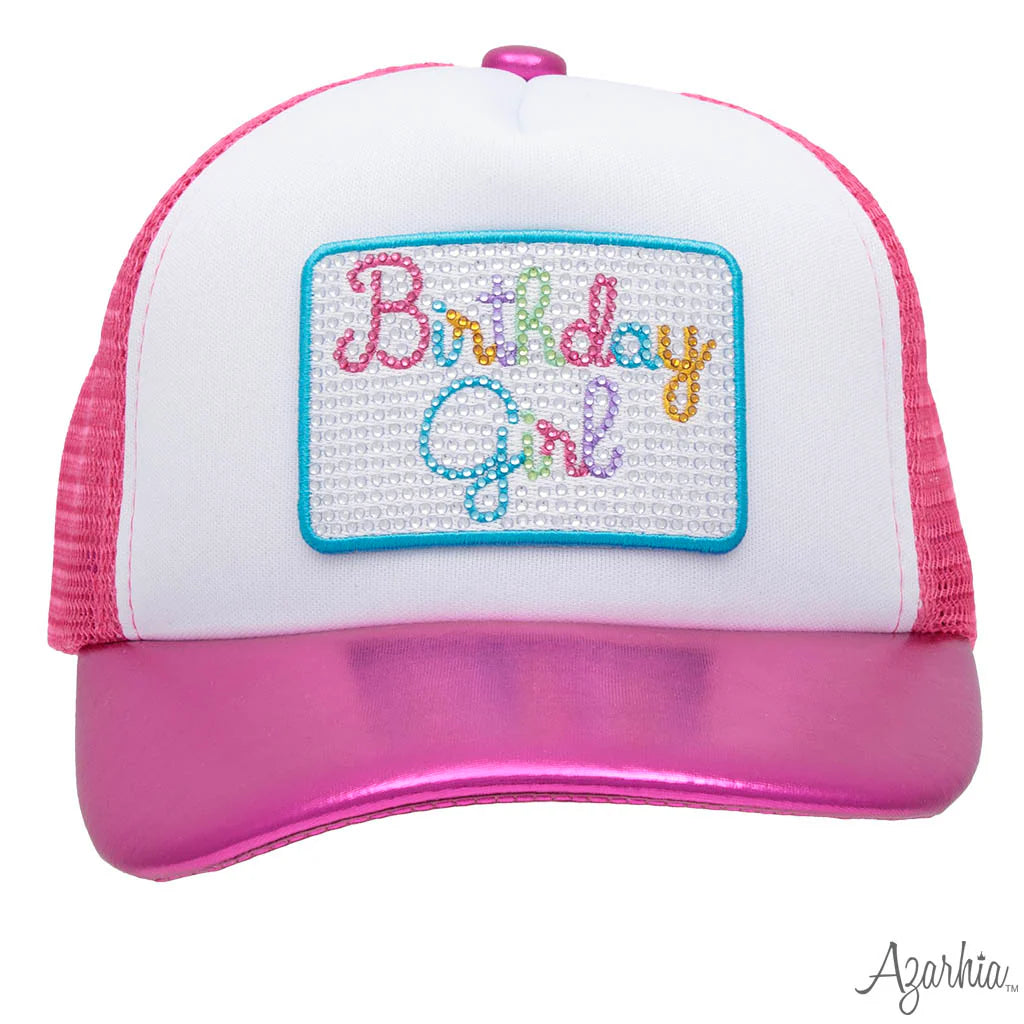 Rhinestone Birthday Girl Hat - Azarhia