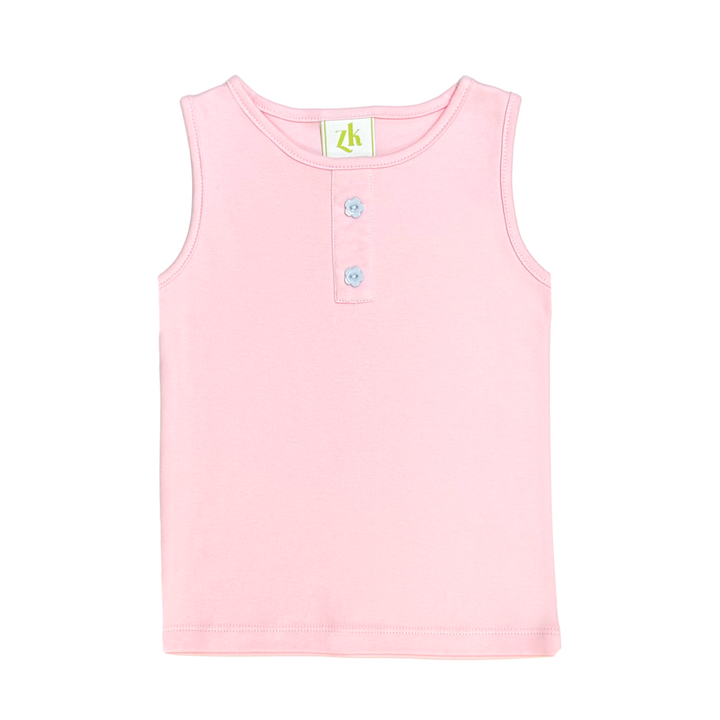 Pink & Blue Seersucker Short Set - Zuccini Kids