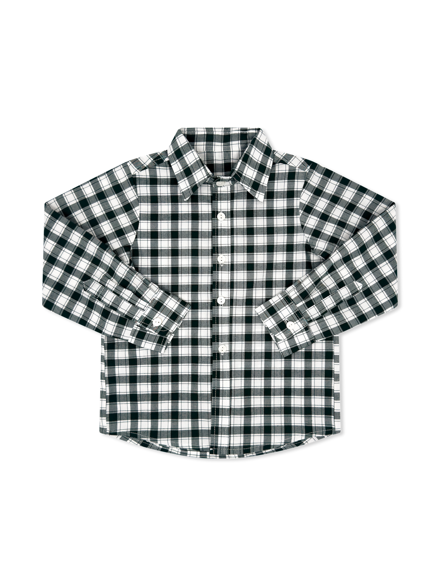 Green Check Button Down - Lullaby Set