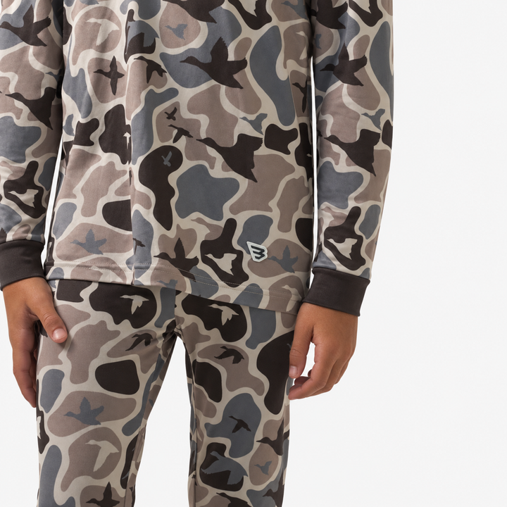 Mallard Mayhem Camo Pajama Set - Burlebo