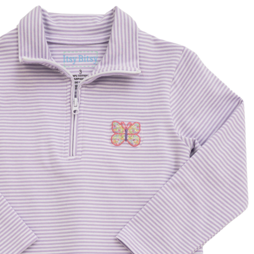 Butterfly 1/4 Zip Pant Set - Itsy Bitsy