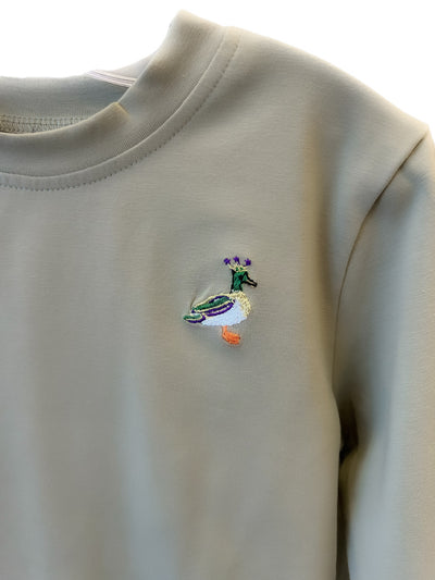 Mardi Gras Duck Sweatshirt - Lulu Bebe