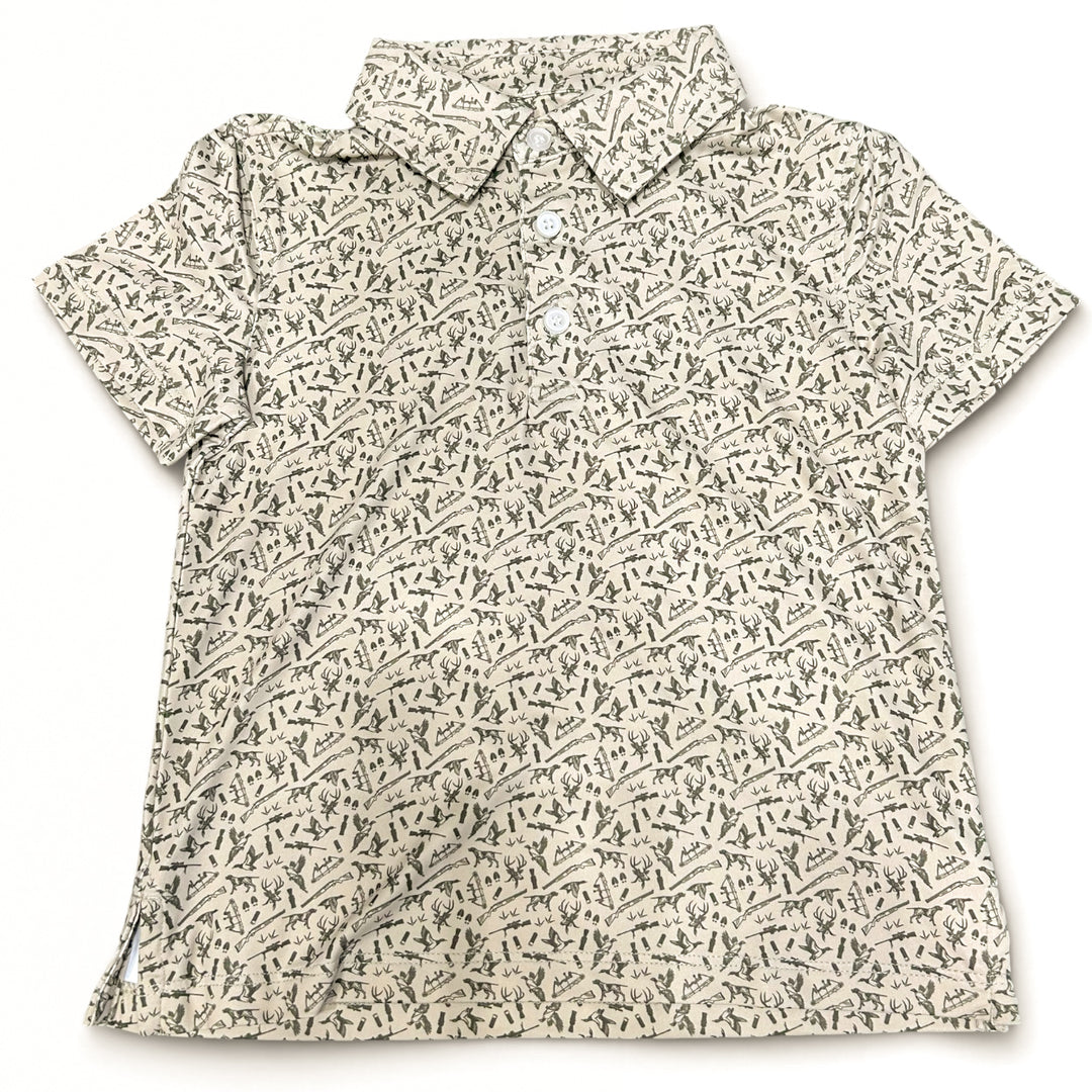 The Outdoorsman Print Polo - Meripex
