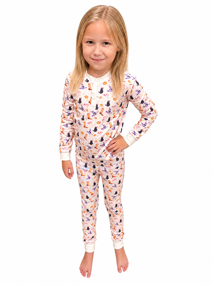 Halloween Cowgirl Pajamas - Smockingbird