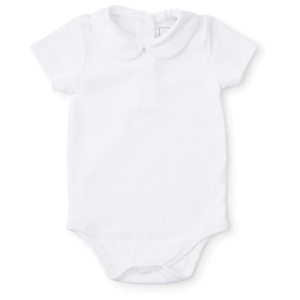 Boys Peter Pan Short Sleeved Onesie - Lila & Hayes