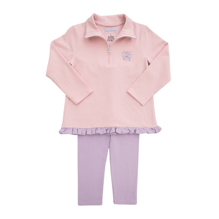 Castle 1/4 Zip Pullover Set - Itsy Bitsy