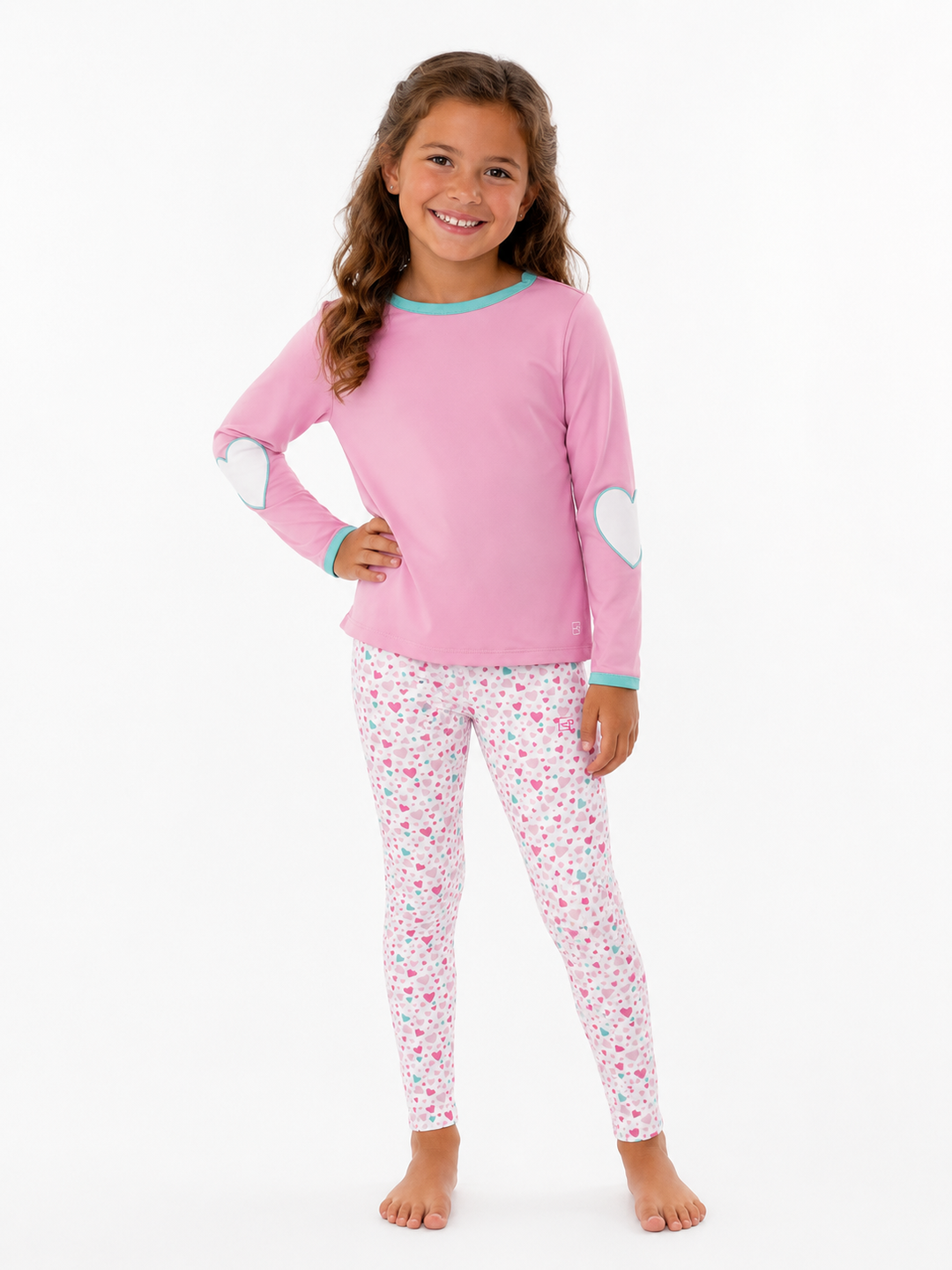 Cotton Candy Crush Heart Legging Set - Lullaby Set