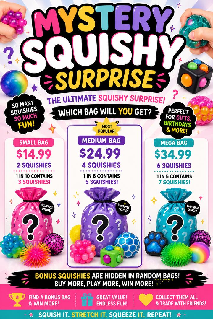 Mystery Squishy Surprise - Bling Bag Purchase