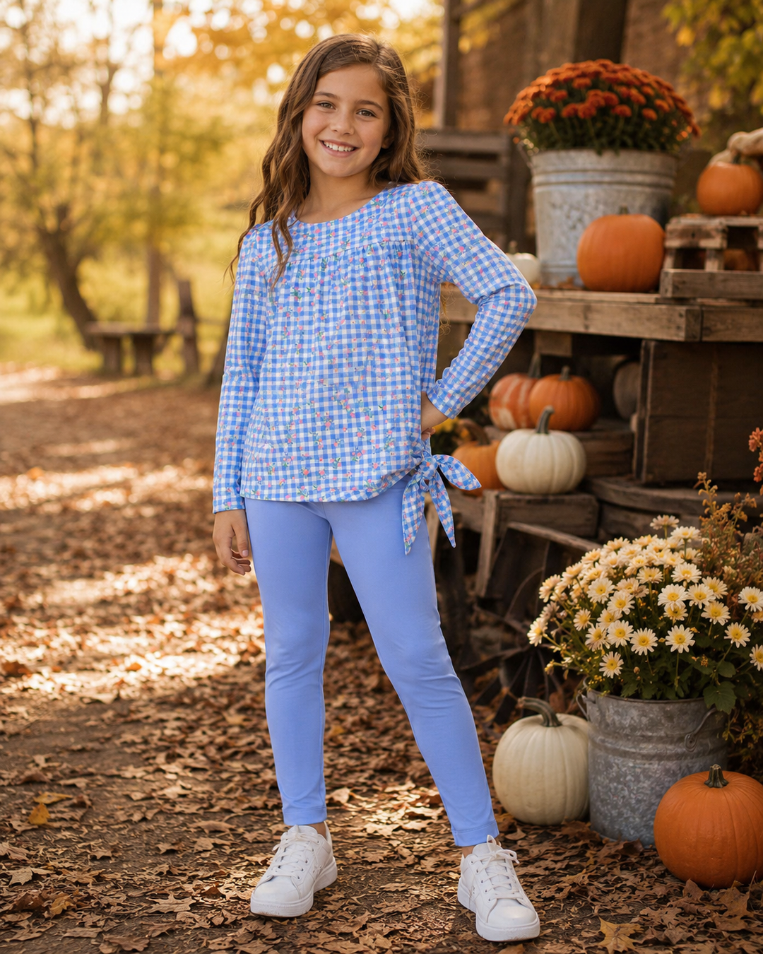 Bluebell Meadow Long Sleeved Legging Set - Funtasia Too