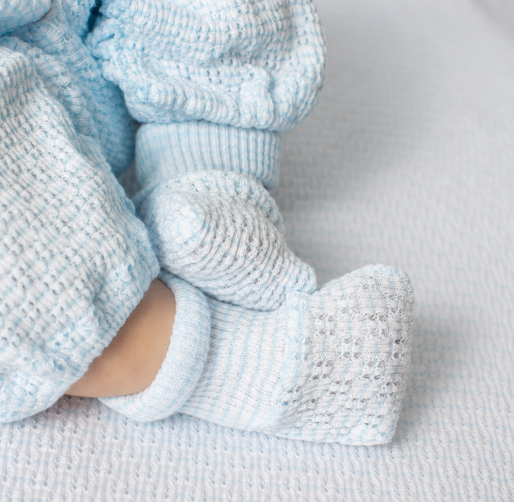 Paty Knit Solid Color Booties