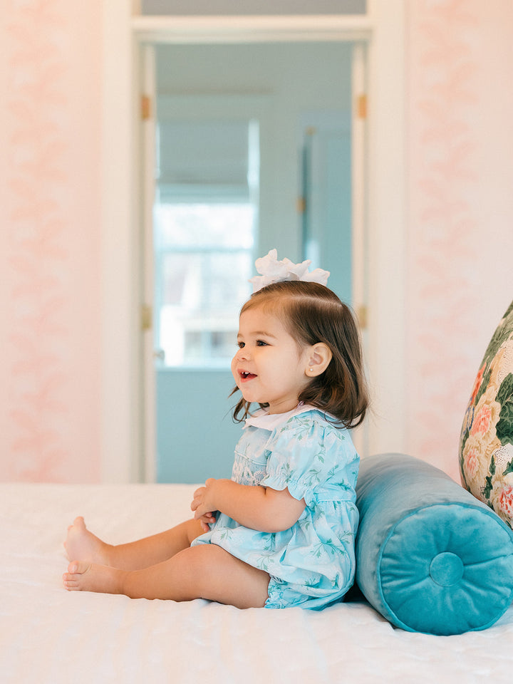 Smocked Hydrangea Bubble - Poppy Kids Co.