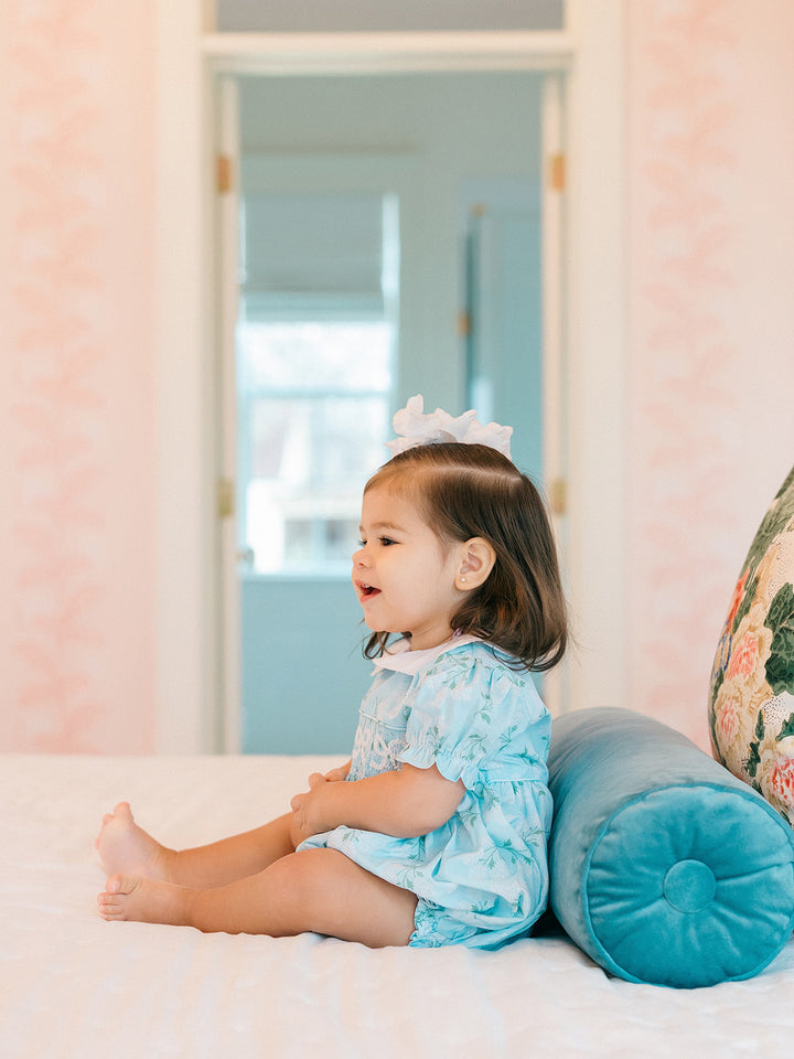 Smocked Hydrangea Bubble - Poppy Kids Co.