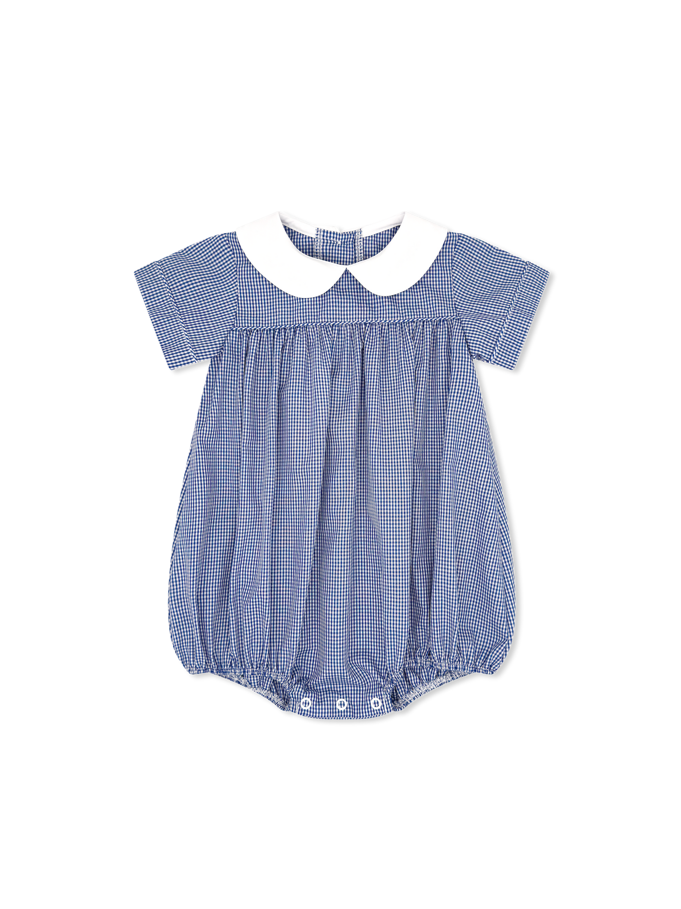 Boys Royal Blue Gingham Bubble - Lullaby Set