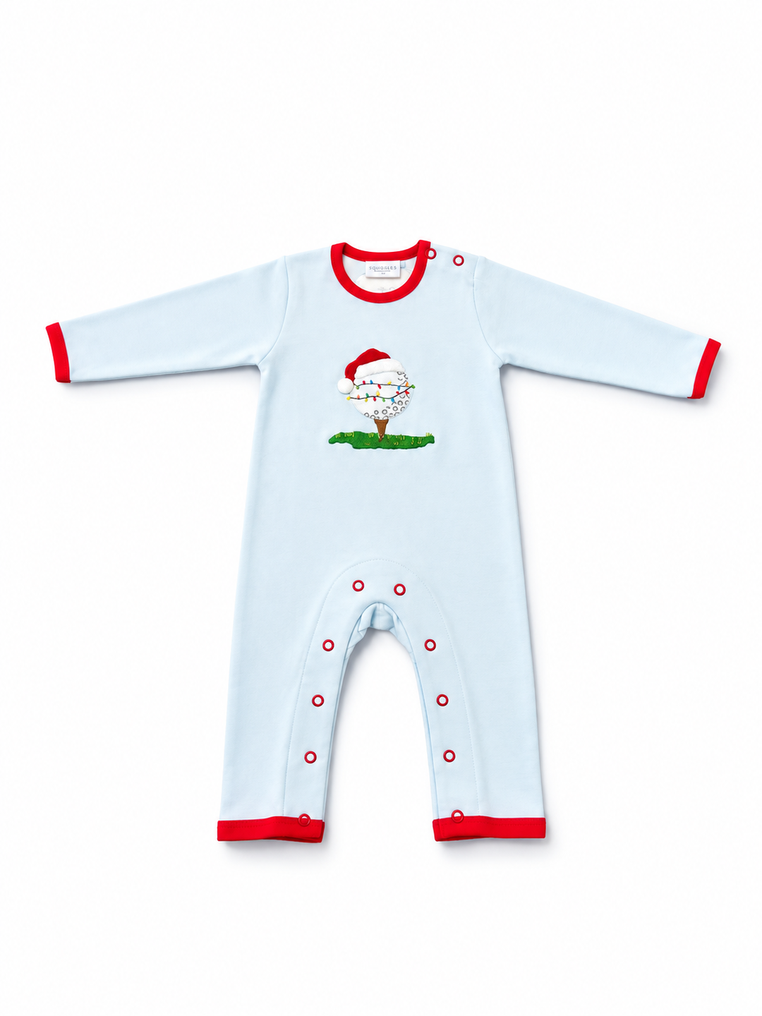 Festive Tee Time Romper - Squiggles by Charlie