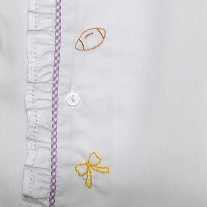 LSU Baby Hand Embroidered Day Gowns - Remember Nguyen