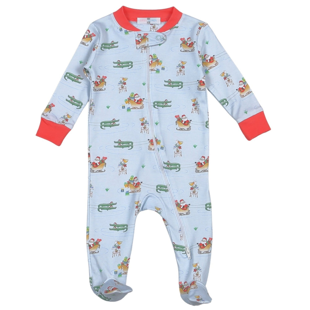 Cajun Christmas Footie - Baby Loren