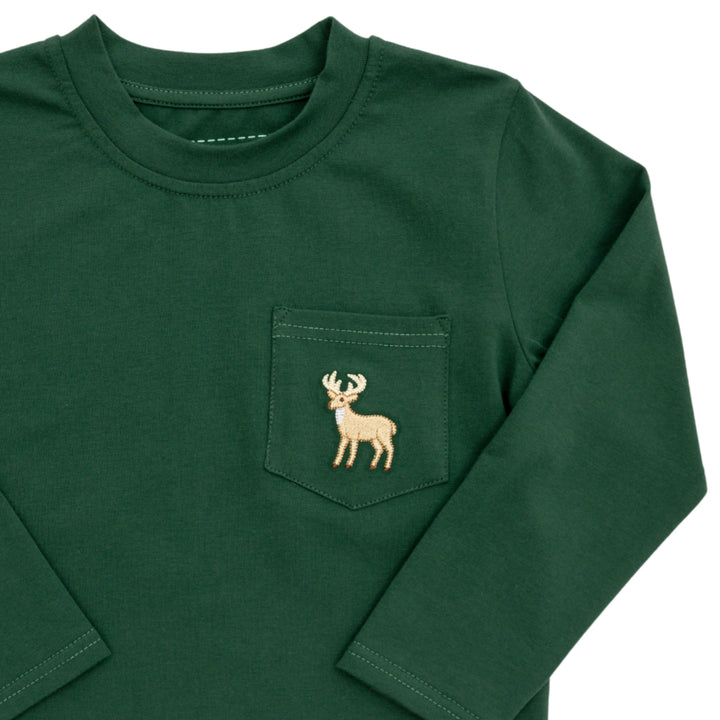 Deer Pocket Tee - Itsy Bitsy