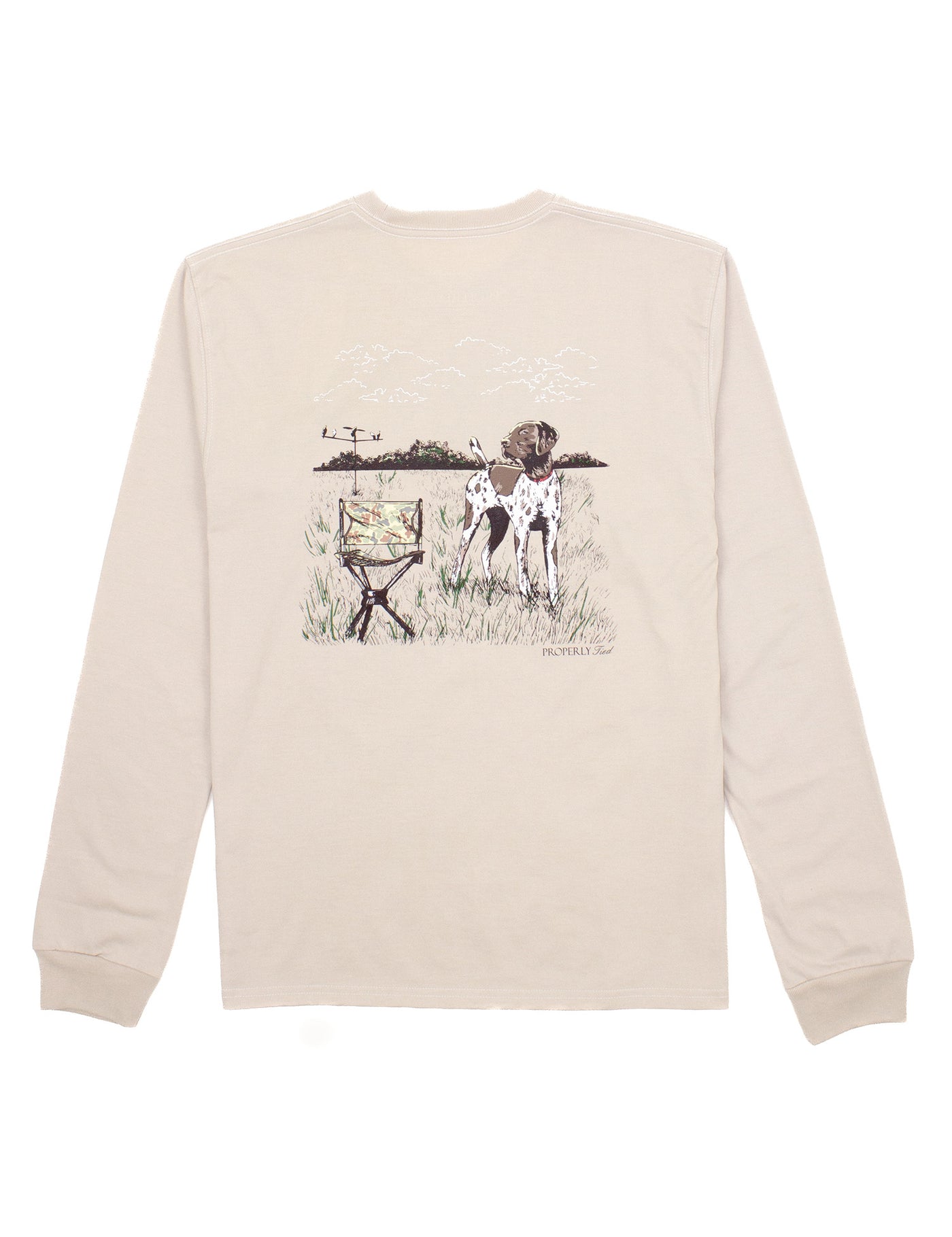 GSP Dove Hunt L/S Tee - Properly Tied