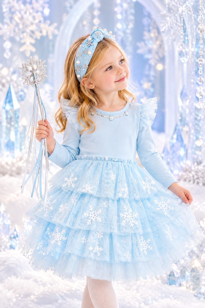 Sparkle Snowflake Dress - Sweet Wink