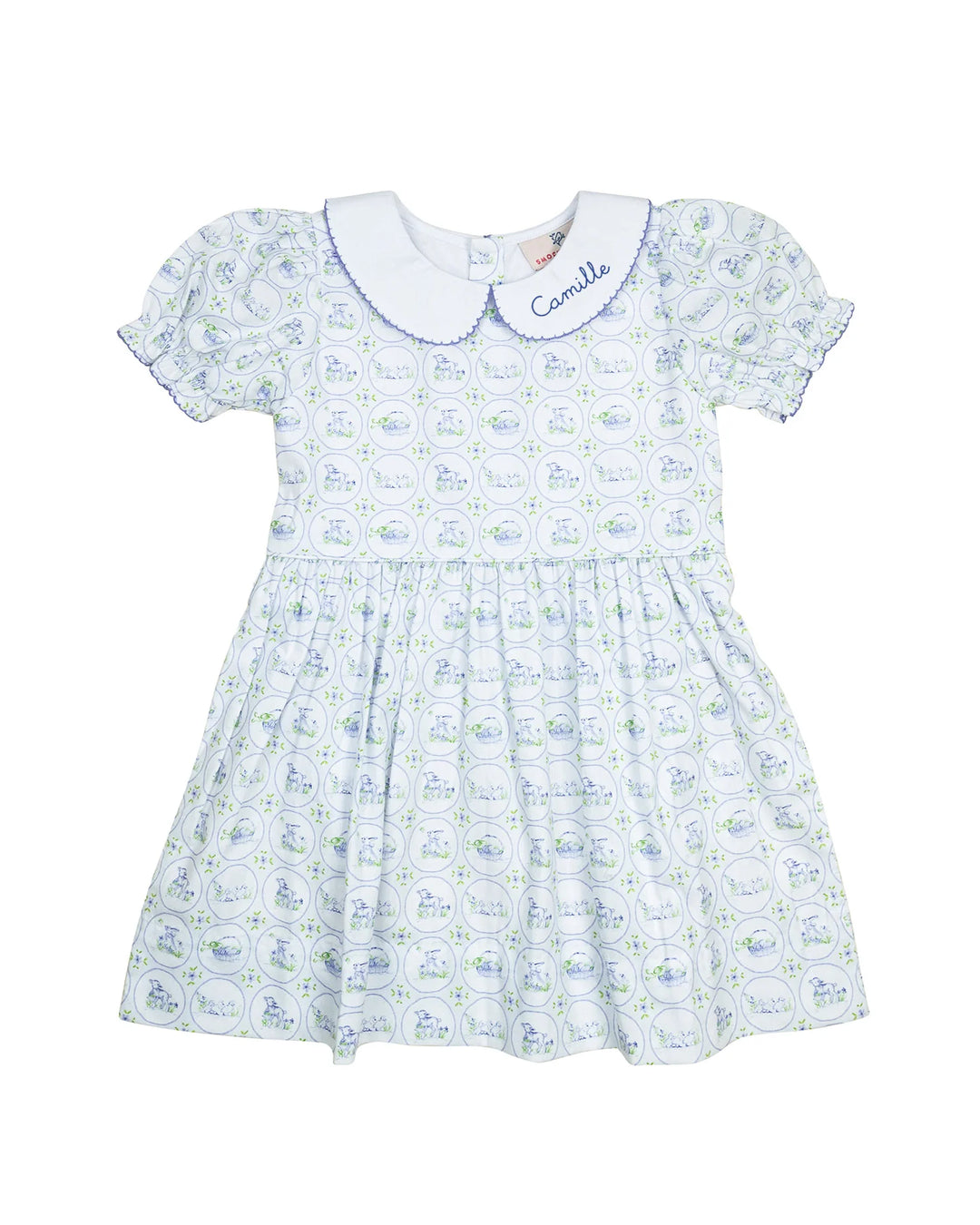 Easter Toile Dress - Smockingbird