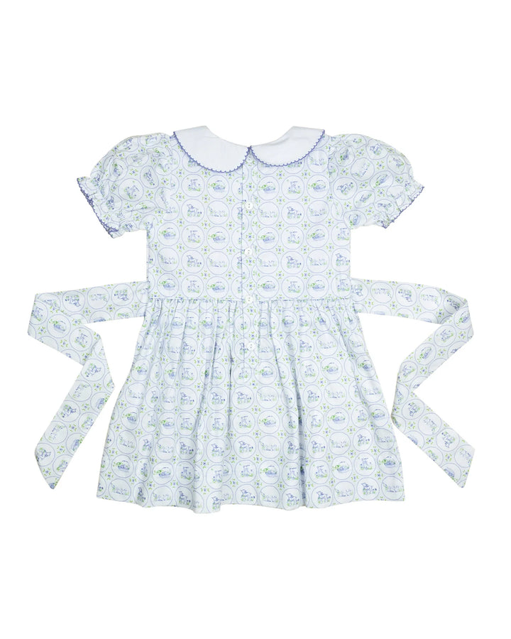 Easter Toile Dress - Smockingbird