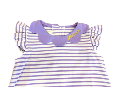 Lavender LSU Dress - Geaux