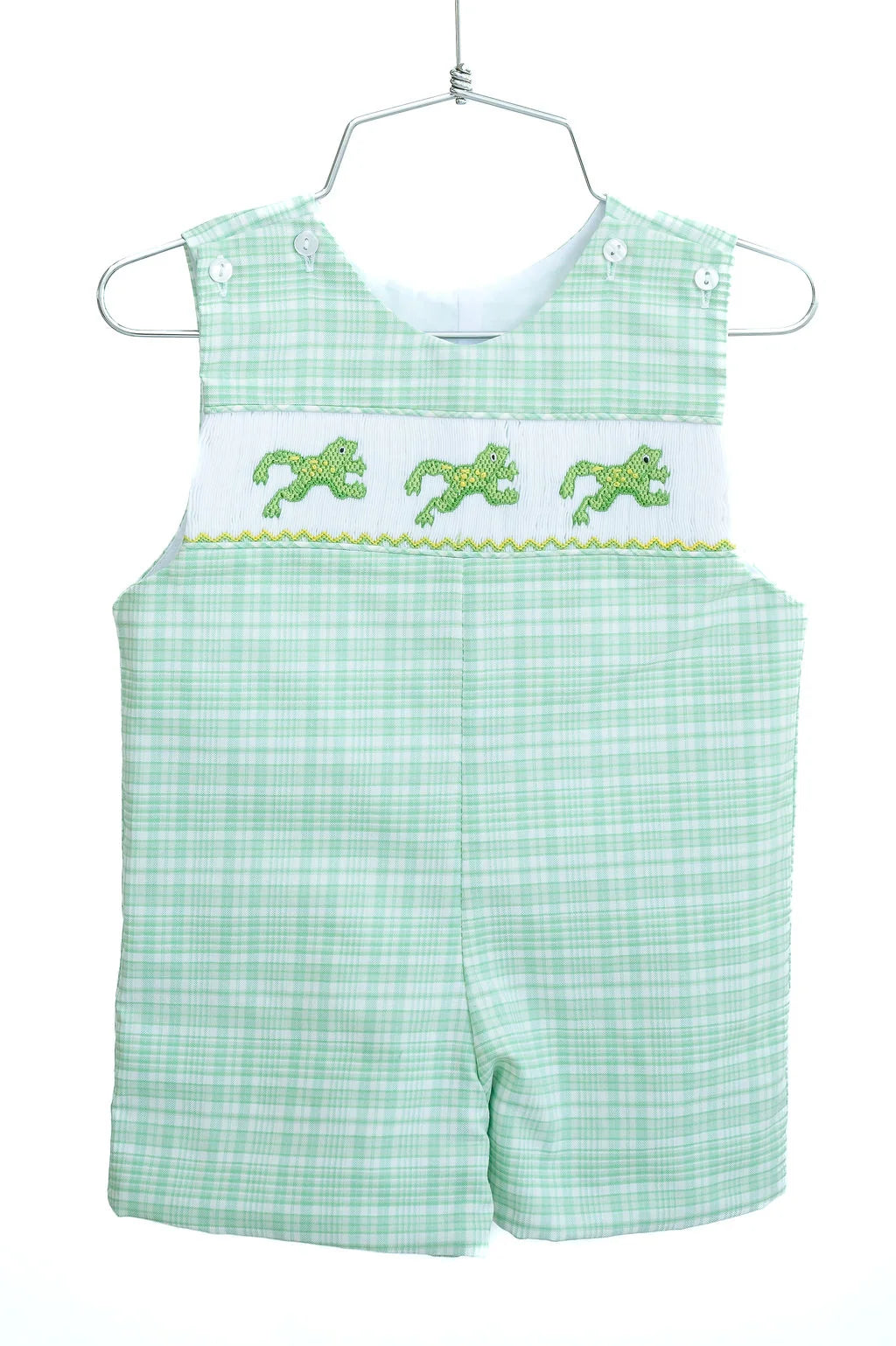 Smocked Frogs Jon Jon - Ruth and Ralph