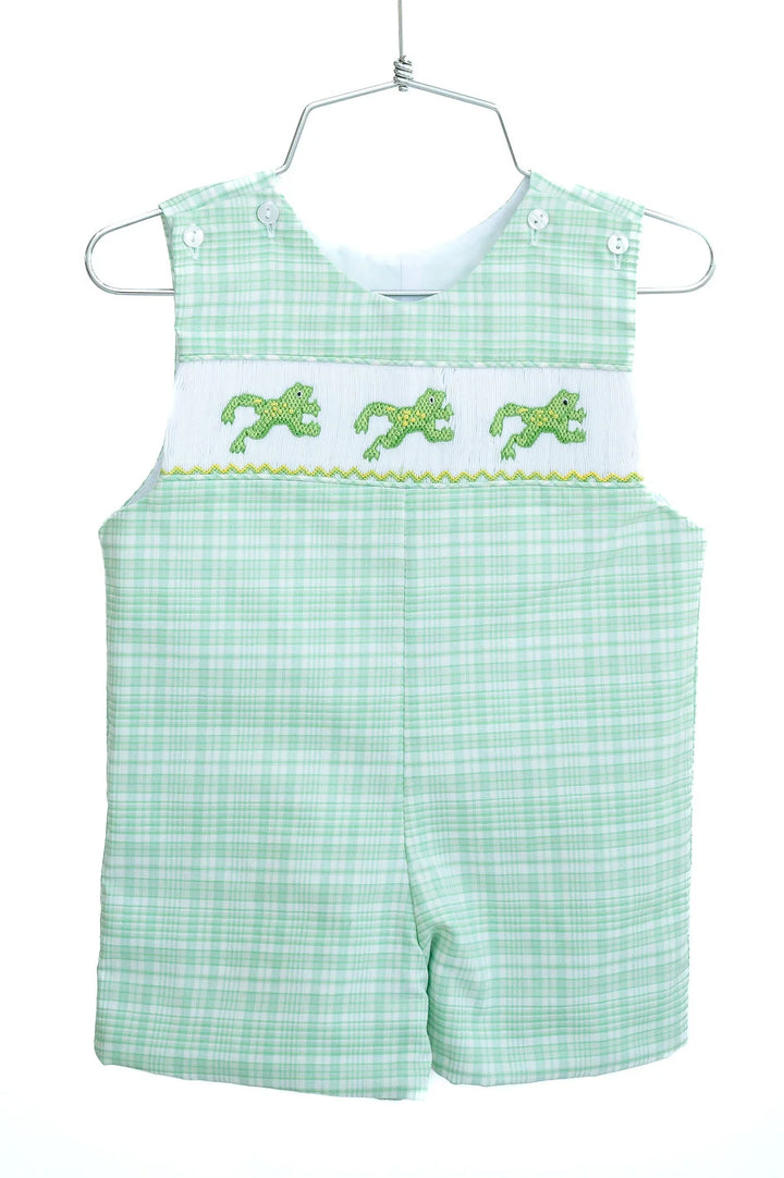Smocked Frogs Jon Jon - Ruth and Ralph