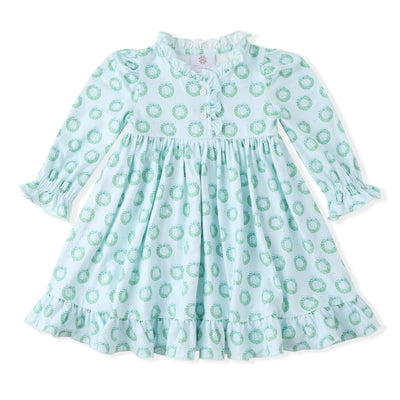 Wreath & Ribbon Lounge Dress - Swoon