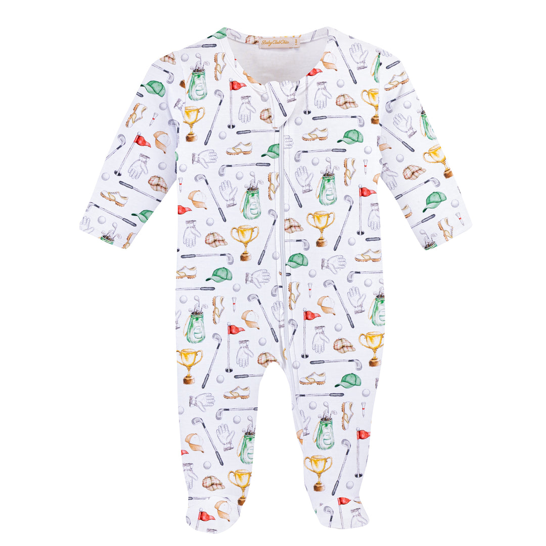 Little Golf Champion Footie - Baby Club Chic