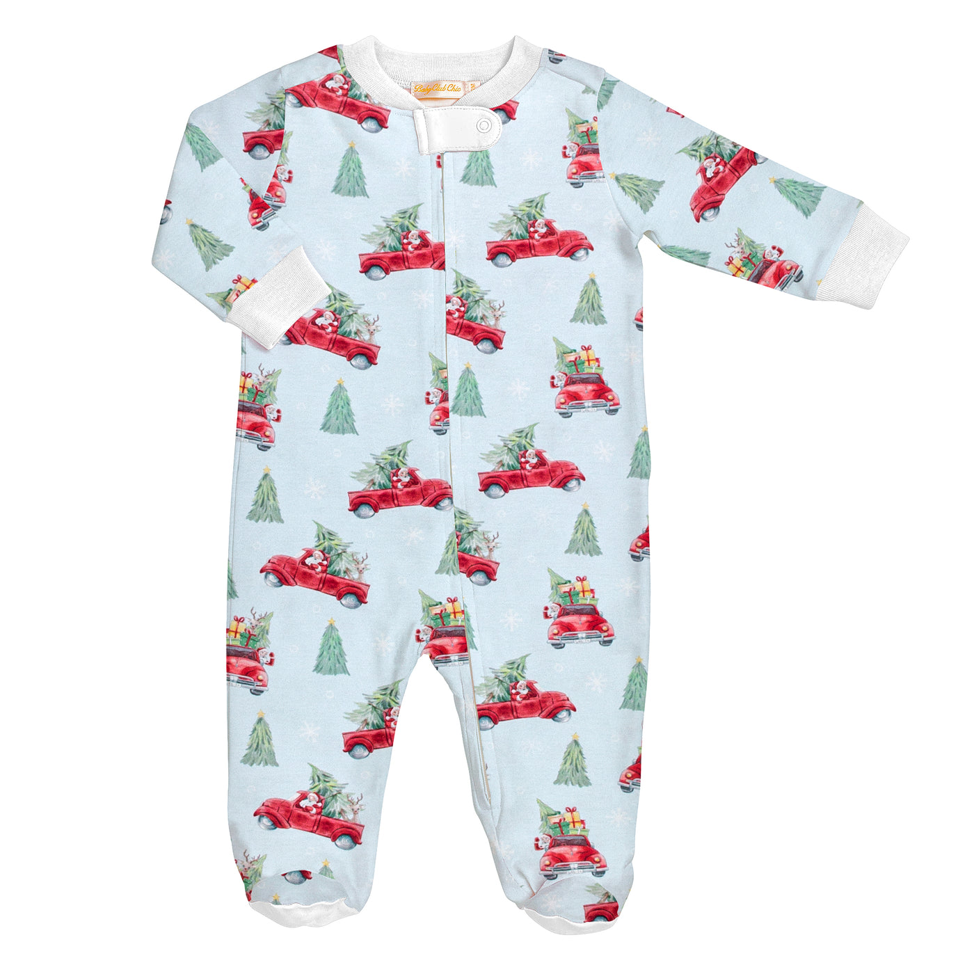 Santa’s Vintage Ride Pajamas - Baby Club Chic
