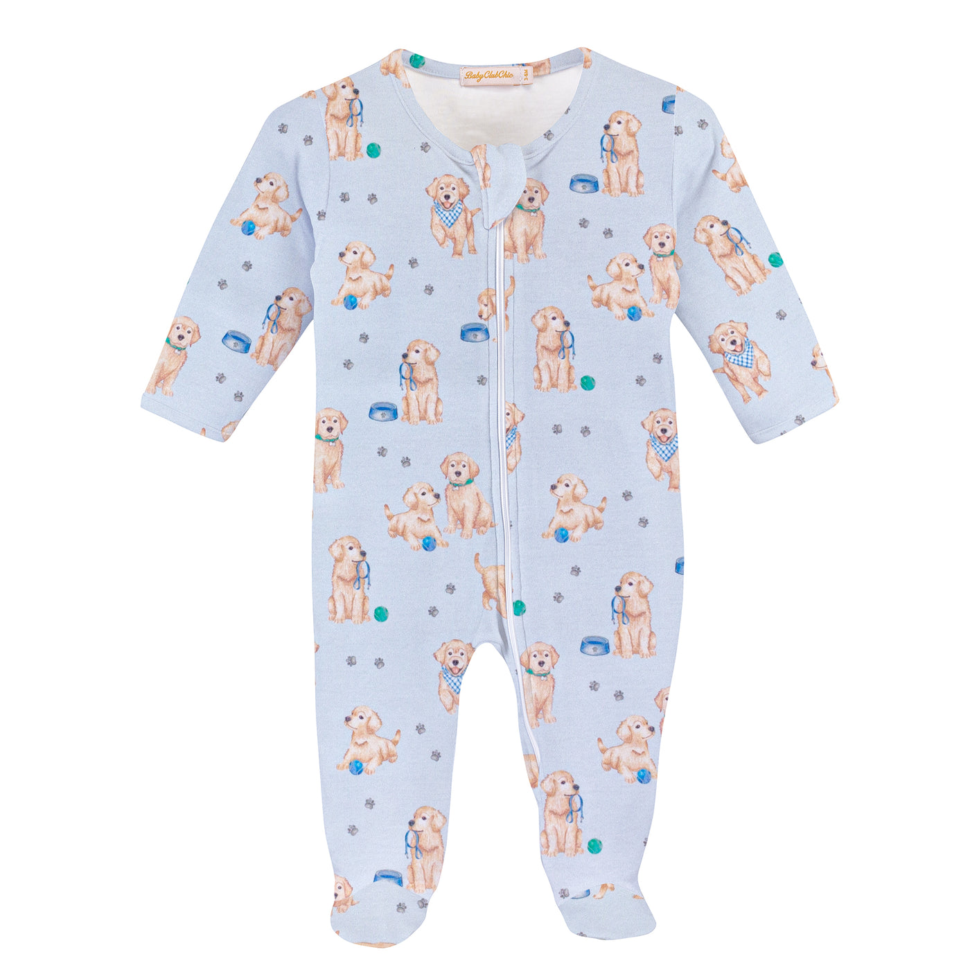Puppy Adventures Blue Pajamas - Baby Club Chic