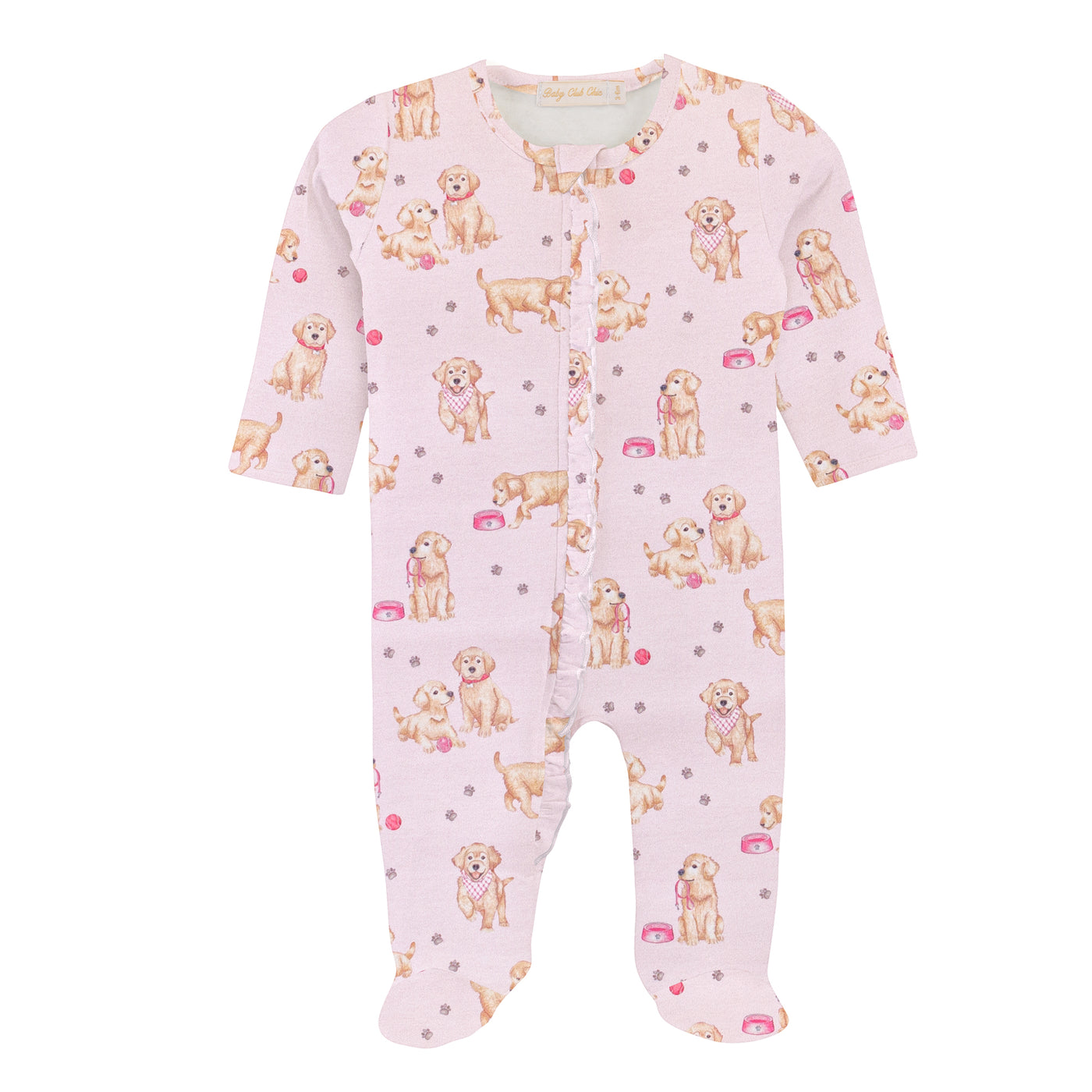 Pink Puppy Adventures Pajamas - Baby Club Chic