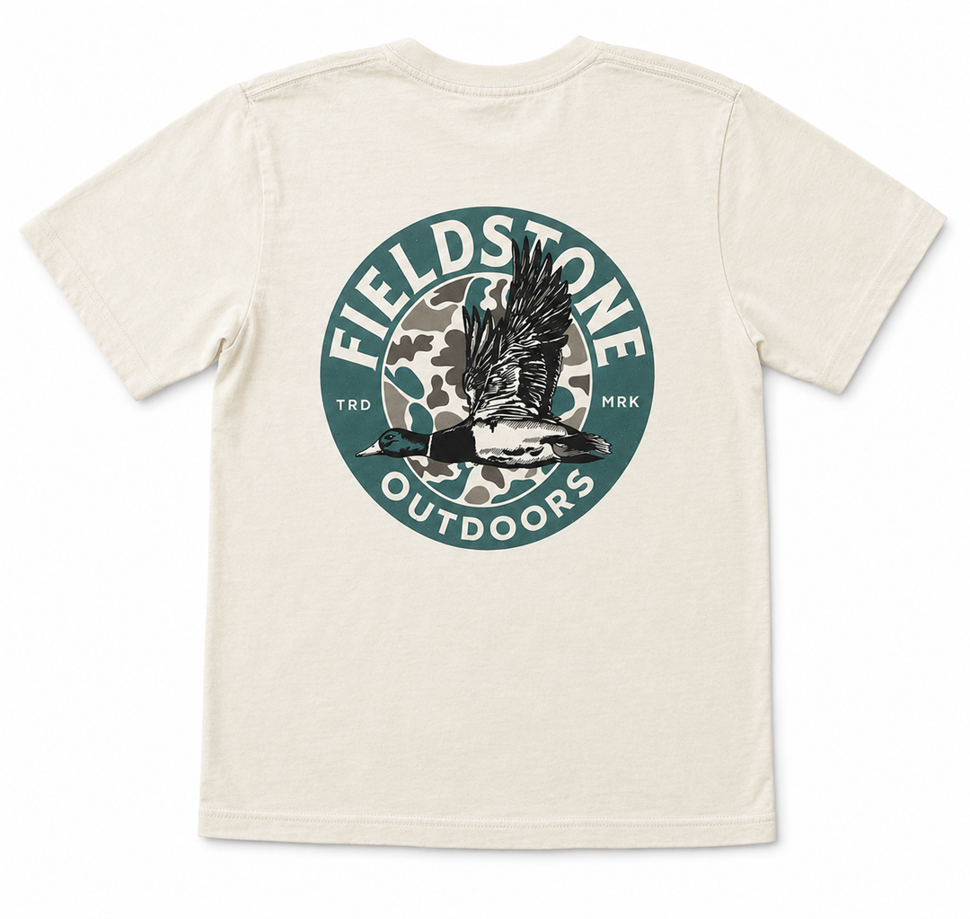 Mallard Shield T-Shirt- Fieldstone