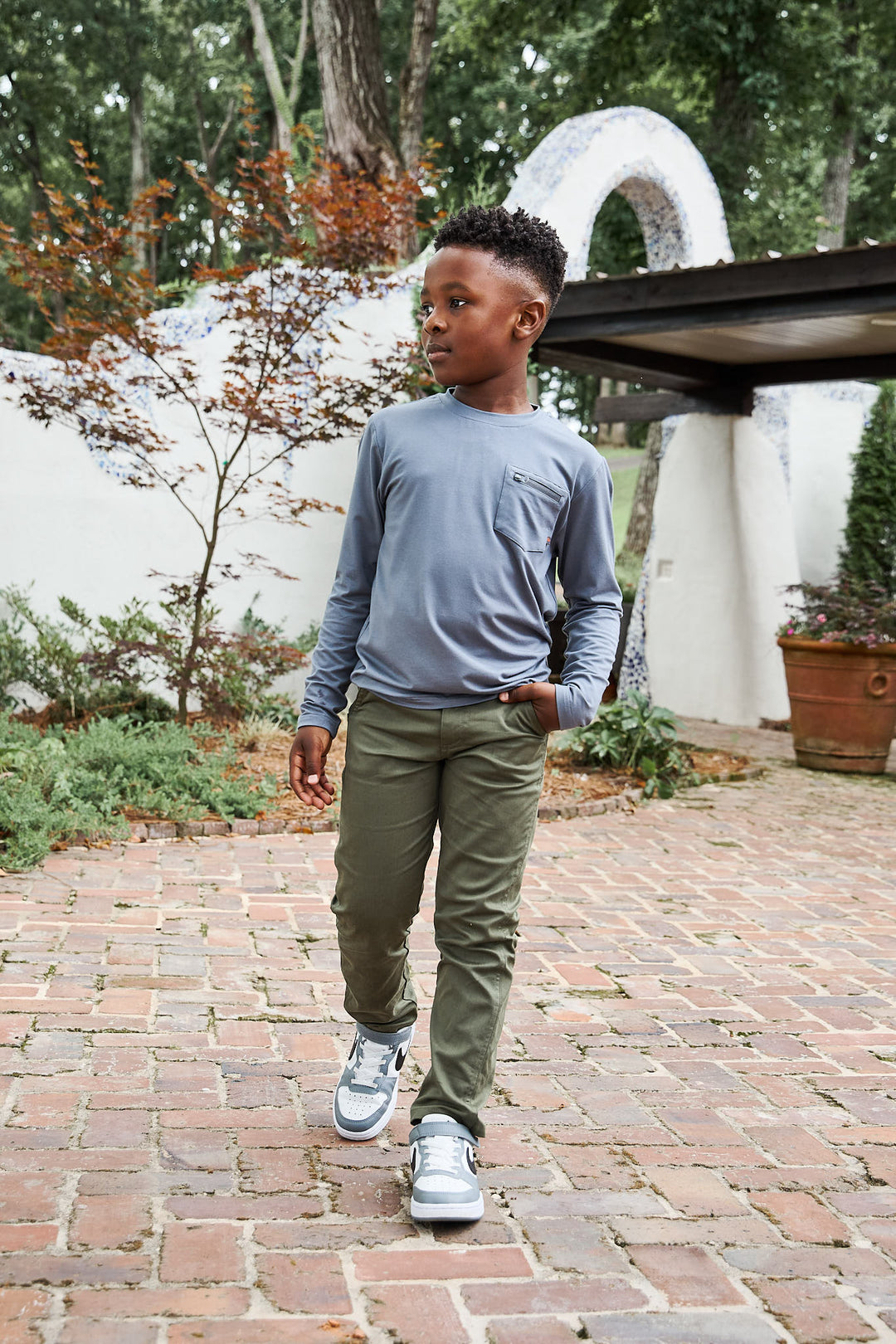 Lab & Antler Bamboo Long Sleeve Tee - FINN