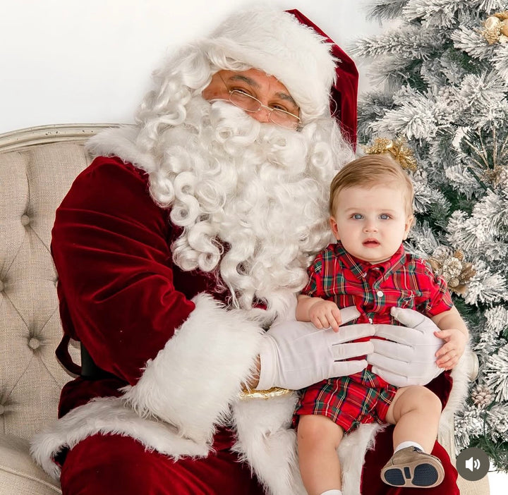 Yuletied Christmas Plaid Shortall - Properly Tied