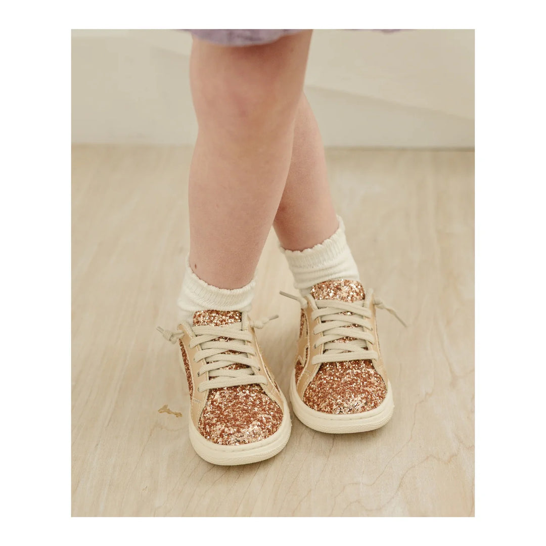 Kinley Gold Glitter Star Sneaker - L'Amour