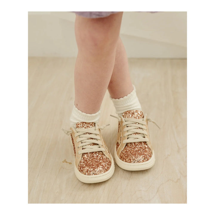 Kinley Gold Glitter Star Sneaker - L'Amour