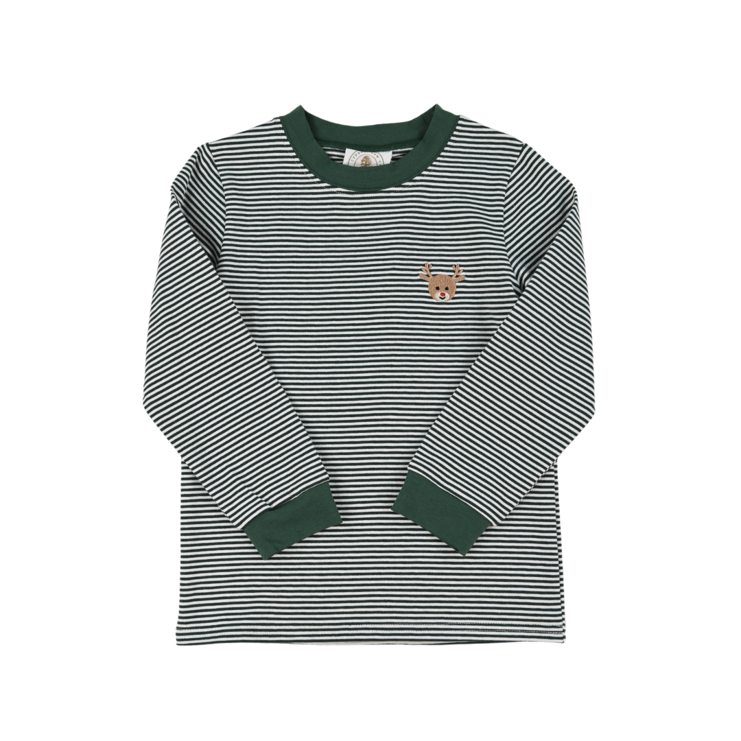 Boys L/S Reindeer Shirt - Cypress Row