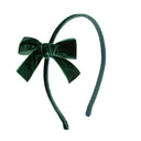Emerald Green Velvet Headband - Sweet Wink