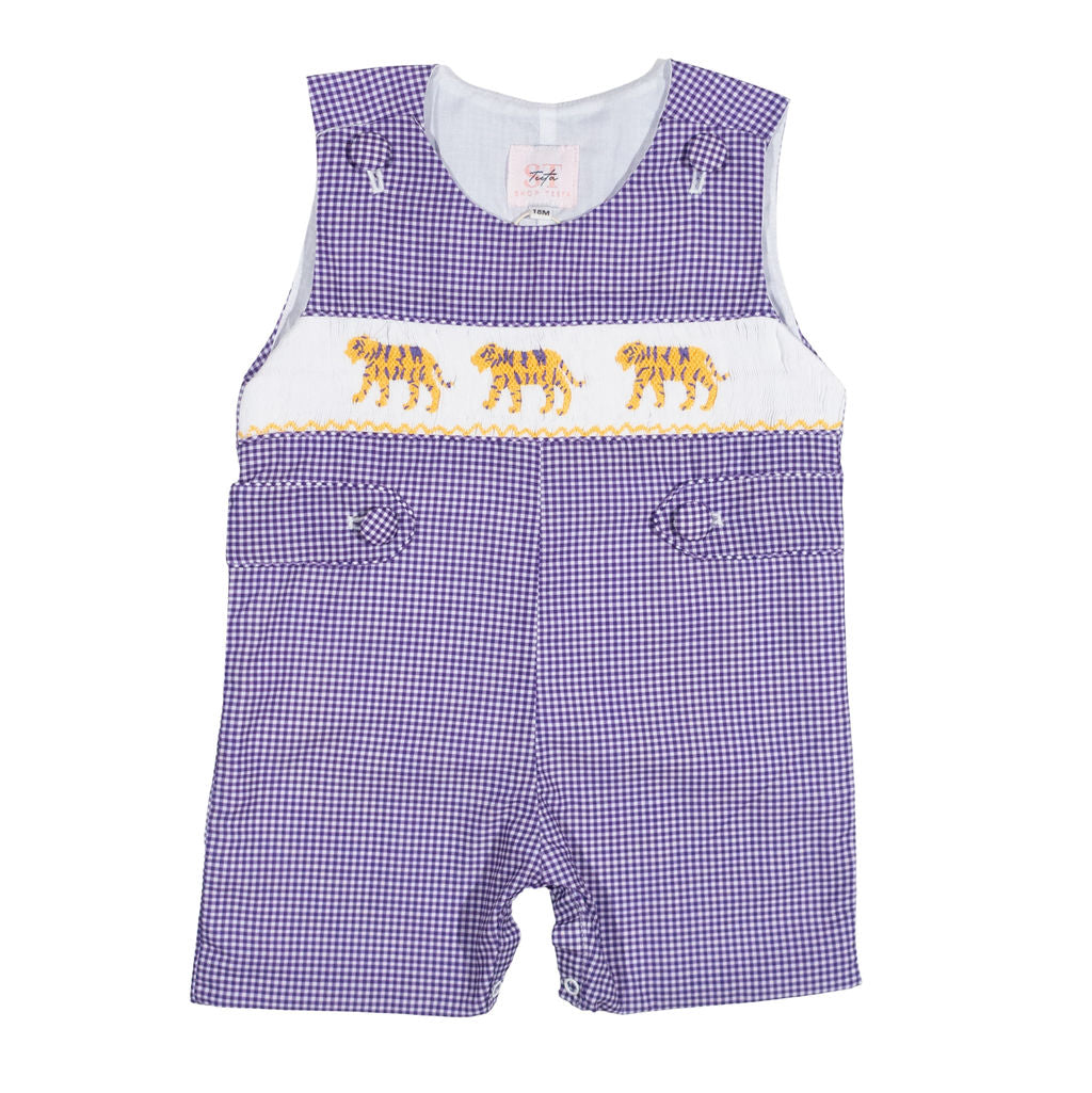 Smocked Tiger Jon Jon - Shop Teeta