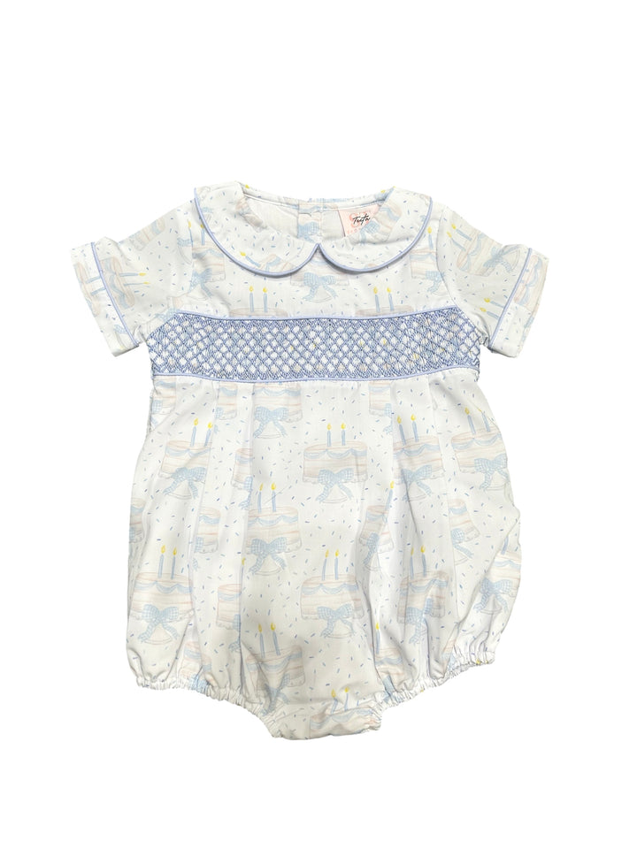 Boys Smocked Birthday Bubble- Teeta