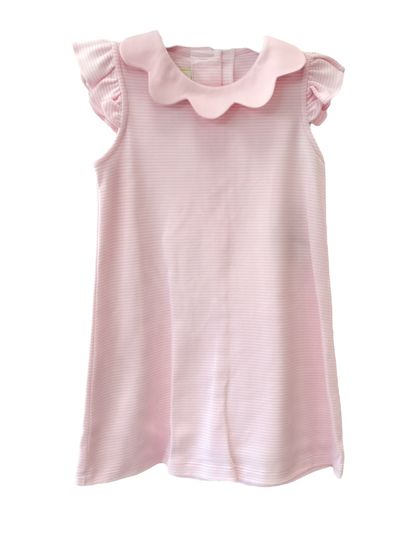 Pink Stripe Petal Dress - Zuccini Kids