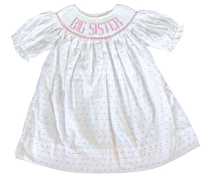 Smocked Big Sister Dress- Teeta