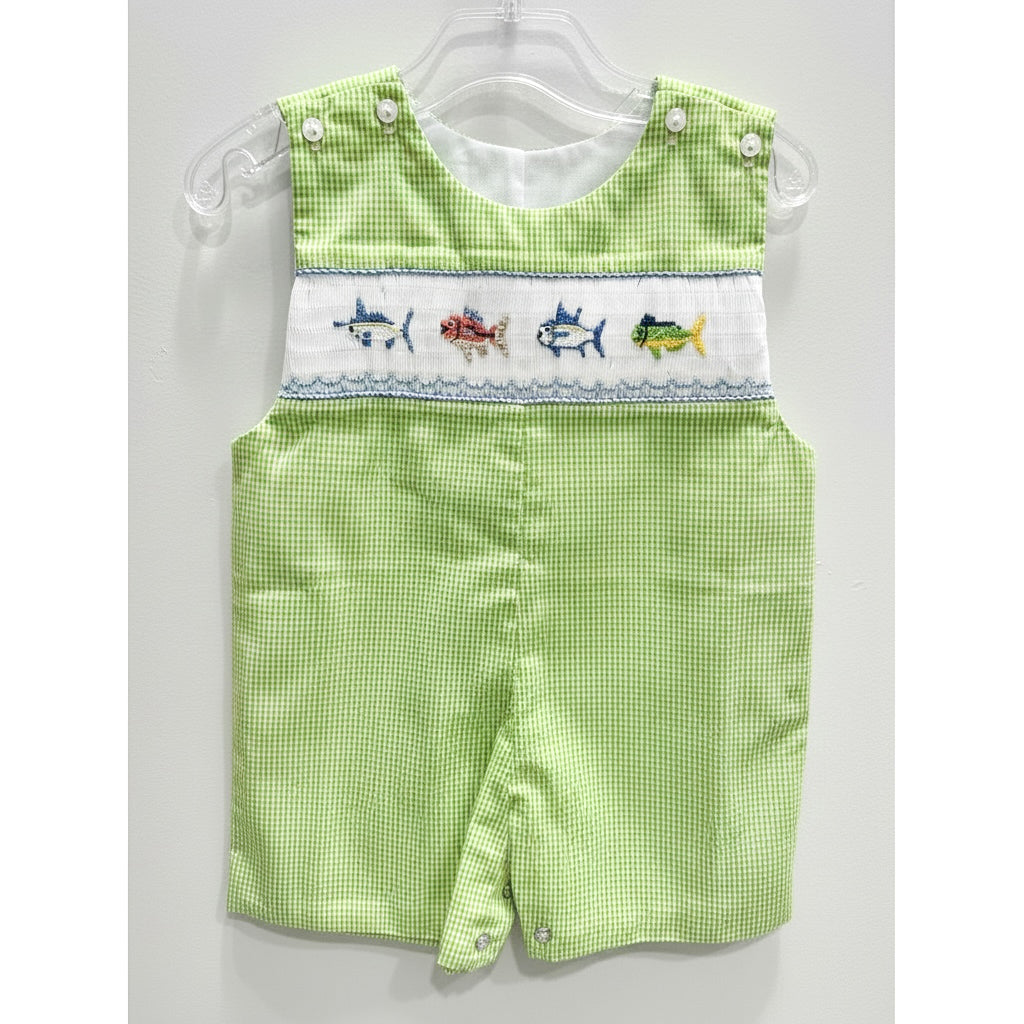 Smocked Fish Jon Jon - Lulu Bebe