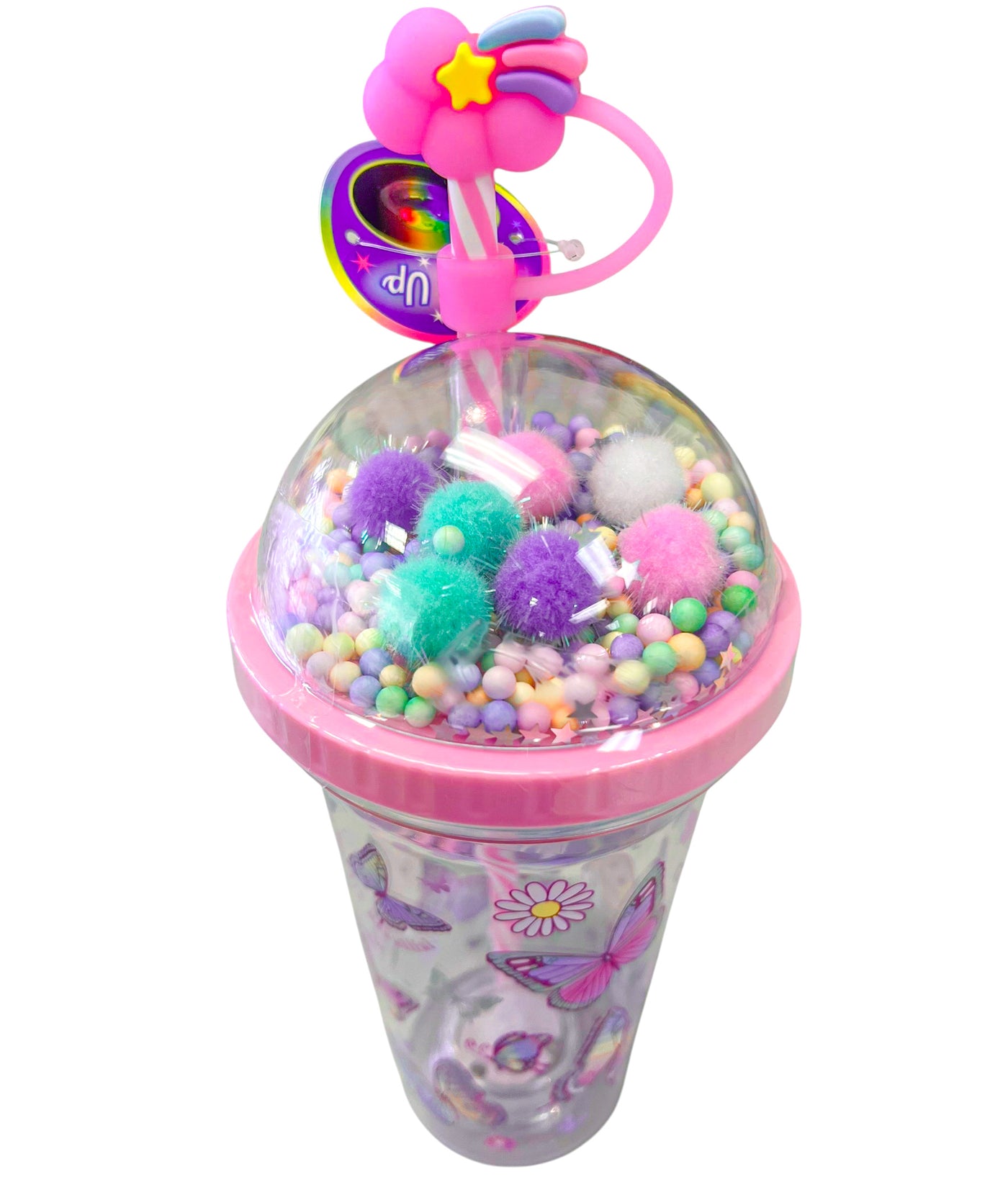 Light Up Butterfly Tumbler