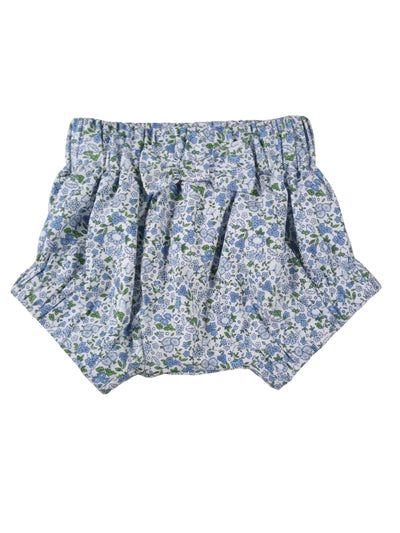 Blue Floral Pima Bloomer Set - Maddie & Connor