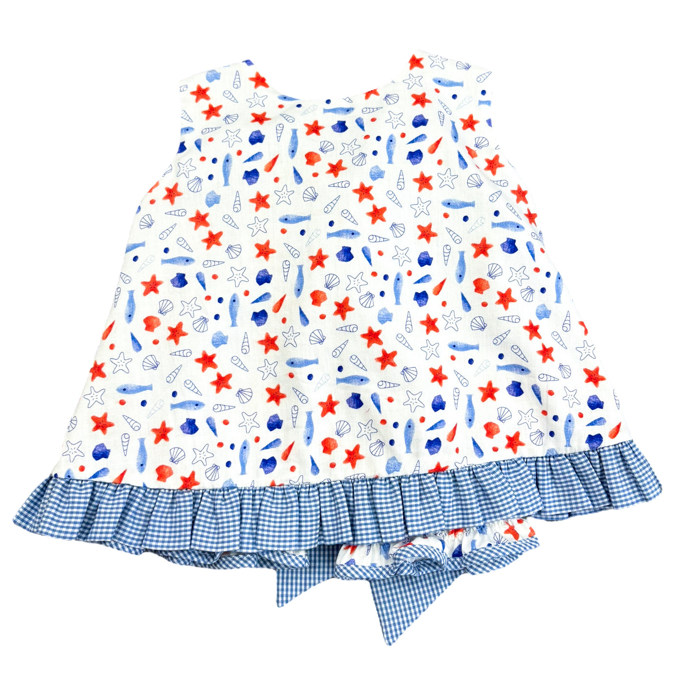 Patriotic Ocean Bloomer Set 9M - Lulu Bebe