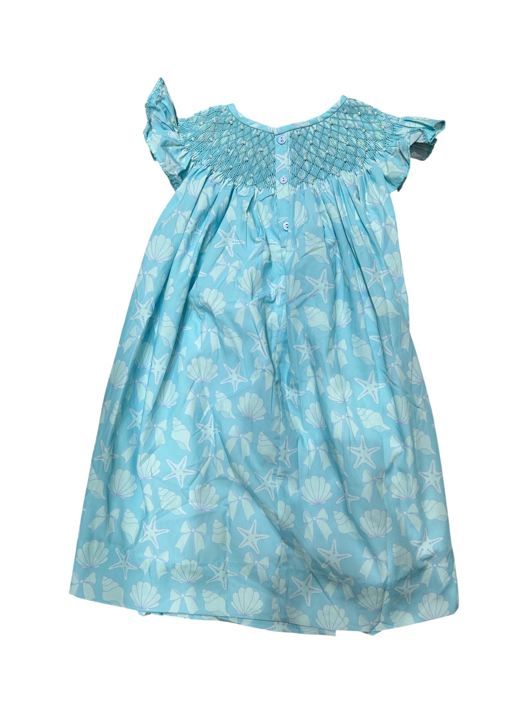 Blue Seashore Dress - Poppy Kids